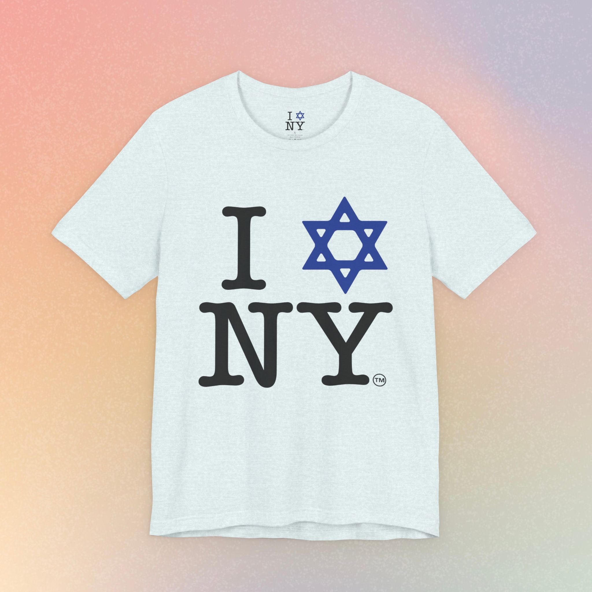 I Love NY Jewish Star T-Shirt | Jewish New York Pride Tee