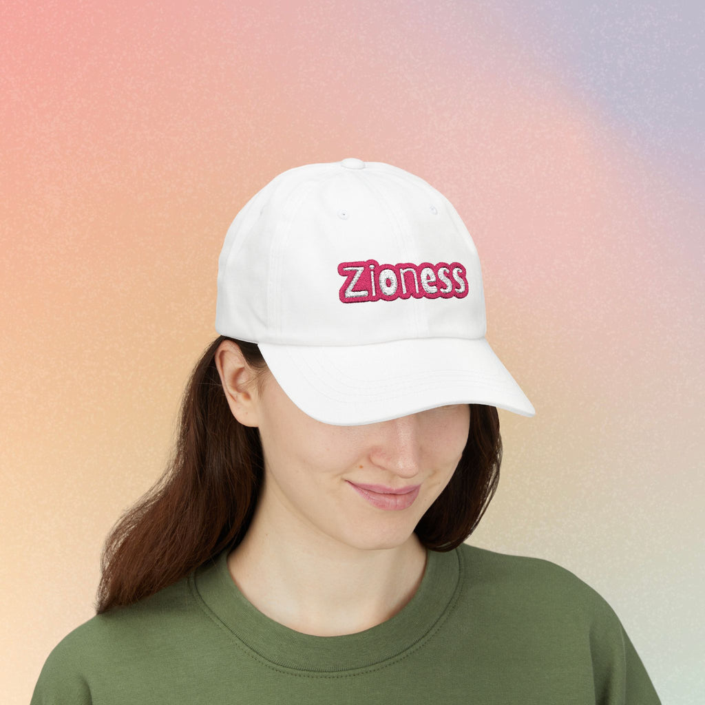 Zioness Embroidered (Light Colors) Adjustable Baseball Cap