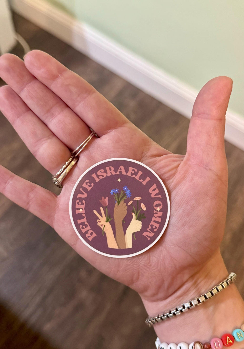 Believe Israeli Women Sticker