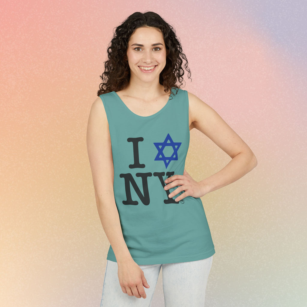 I Love NY Jewish Star Tank Top — Jewish NYC Pride Israel Love Sleeveless Tee