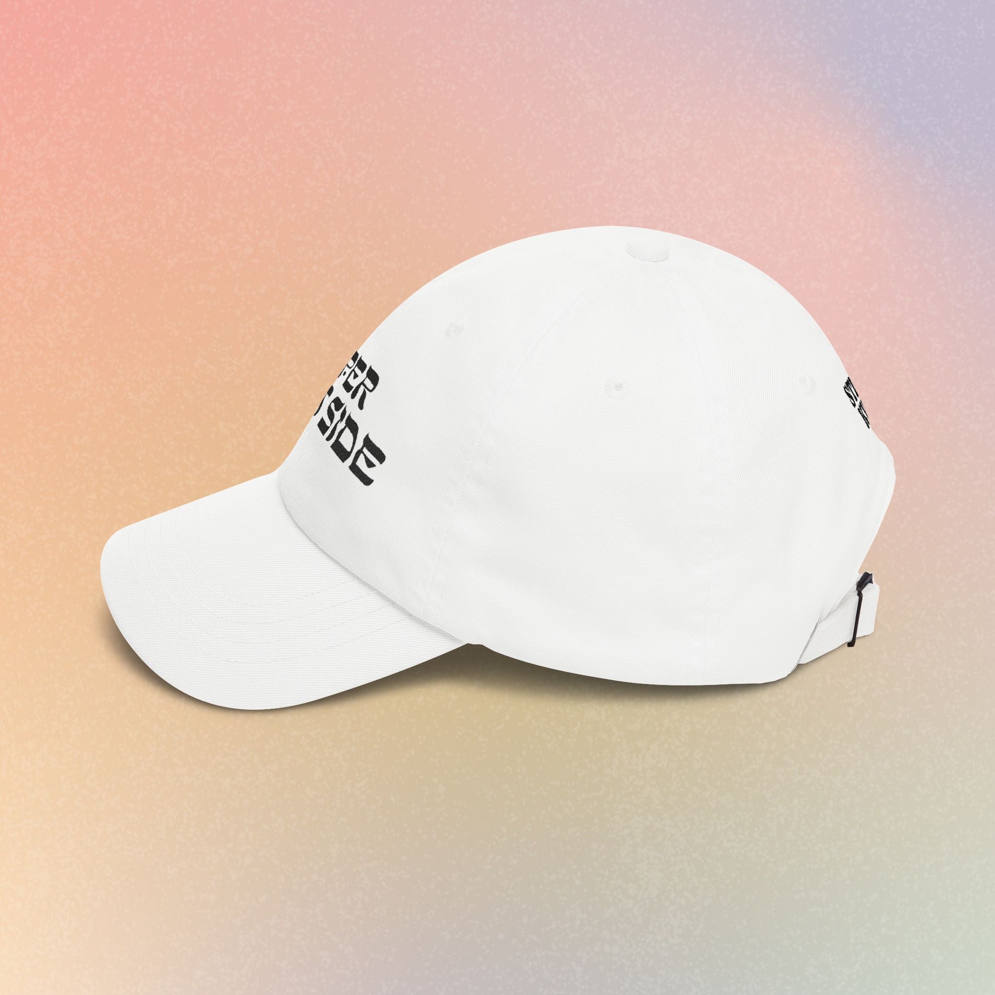 Upper West Side Hebrew Font Baseball Cap | NYC Jewish Pride (Light Colors)