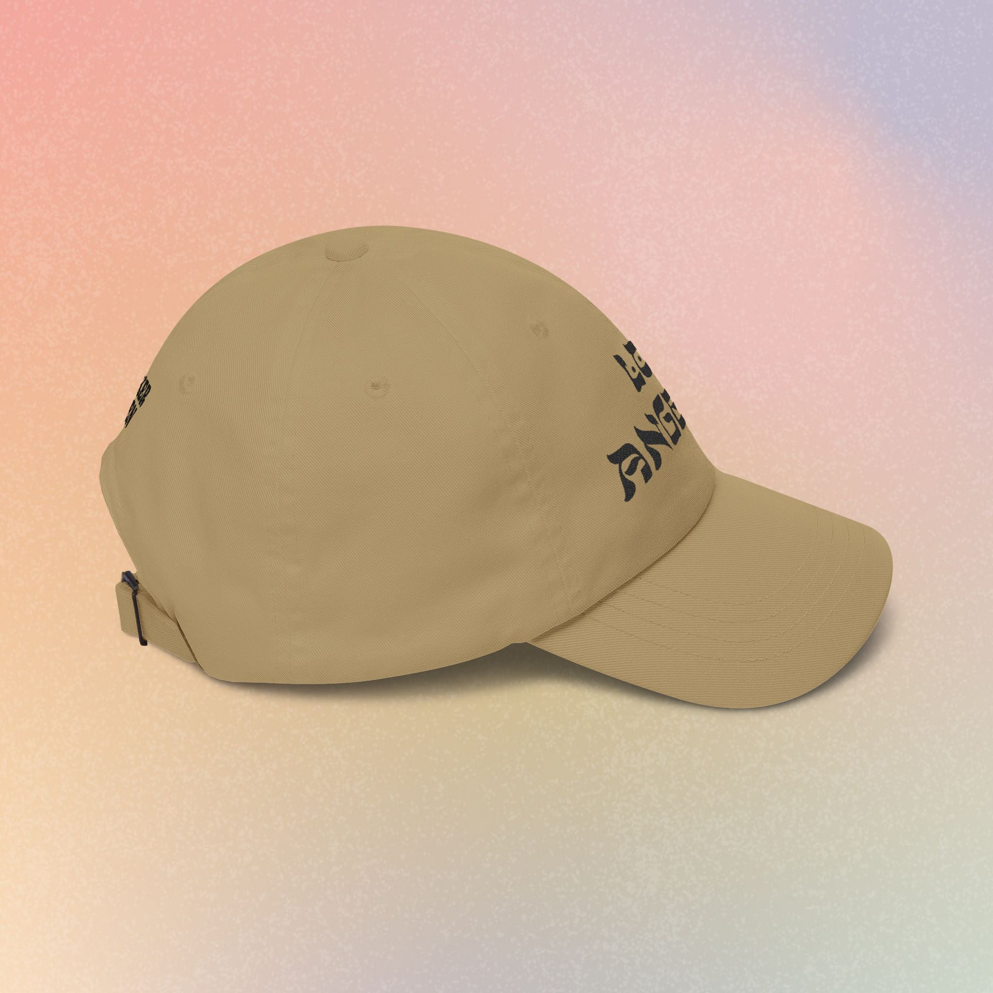 Los Angeles Hebrew Style Font Baseball Cap | LA Jewish Pride (Dark Colors)