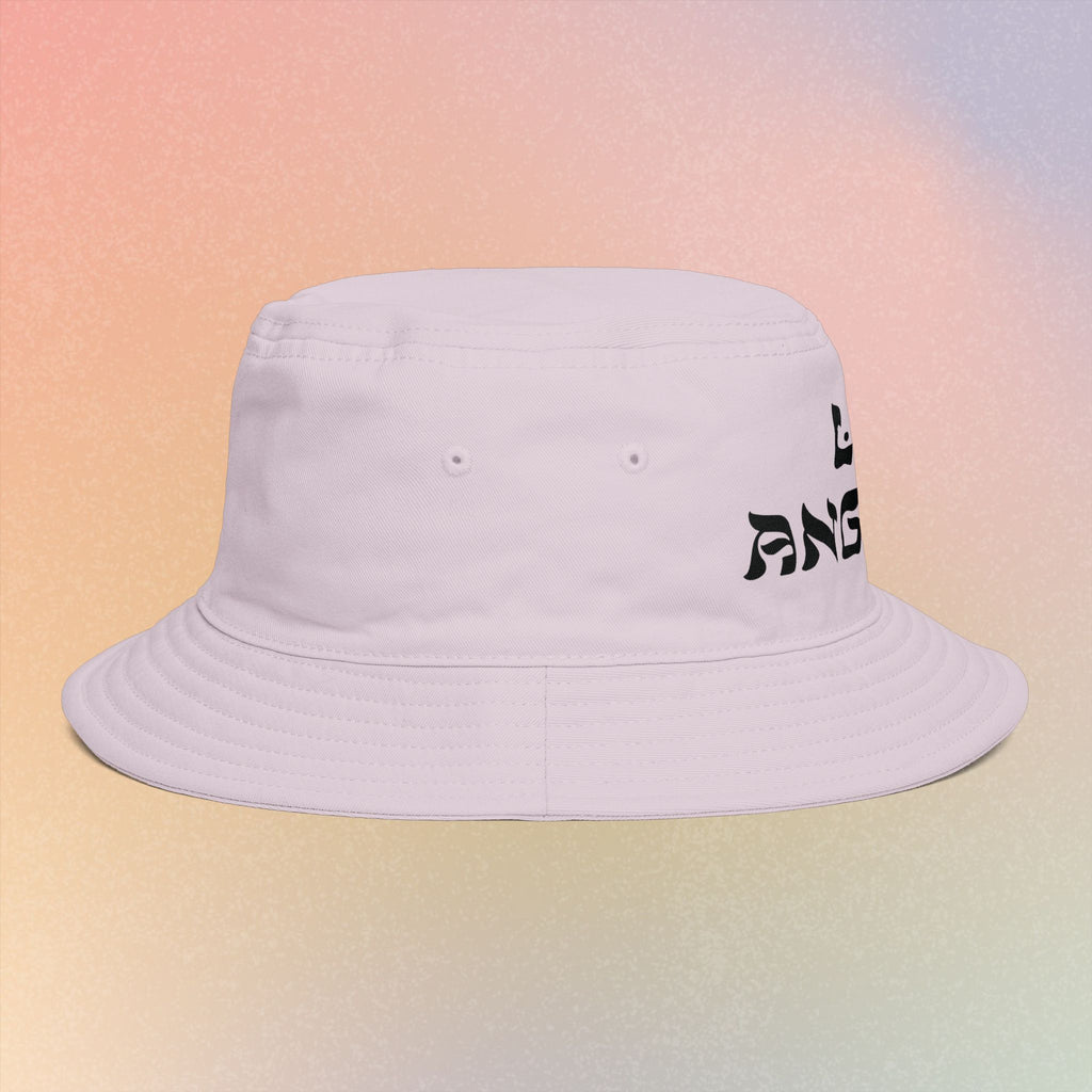Los Angeles Hebrew Style Font Bucket Hat | LA Jewish Pride
