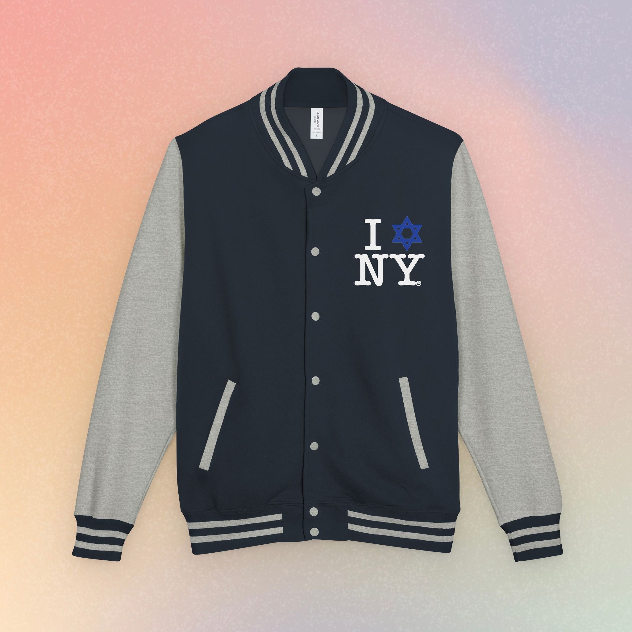 I NY Star of David Letterman Jacket | Jewish New York Varsity Jacket