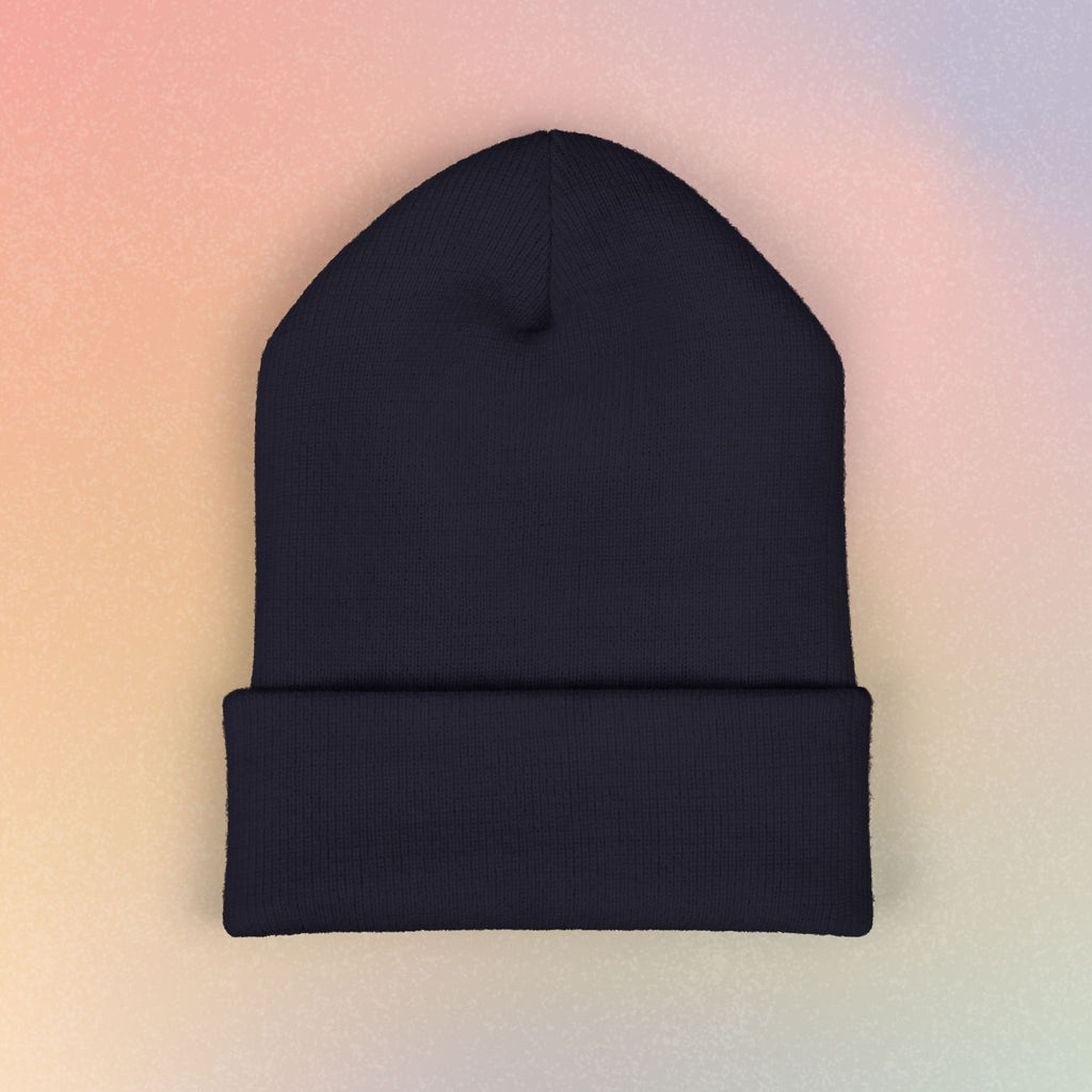 Brooklyn Hebrew Style Font Classic Cuffed Beanie (Embroidery)