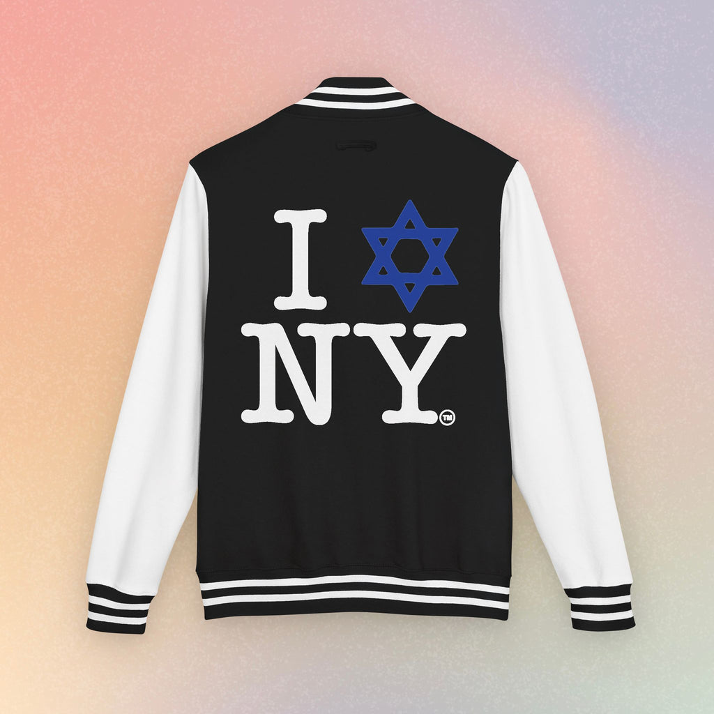 I NY Star of David Letterman Jacket | Jewish New York Varsity Jacket