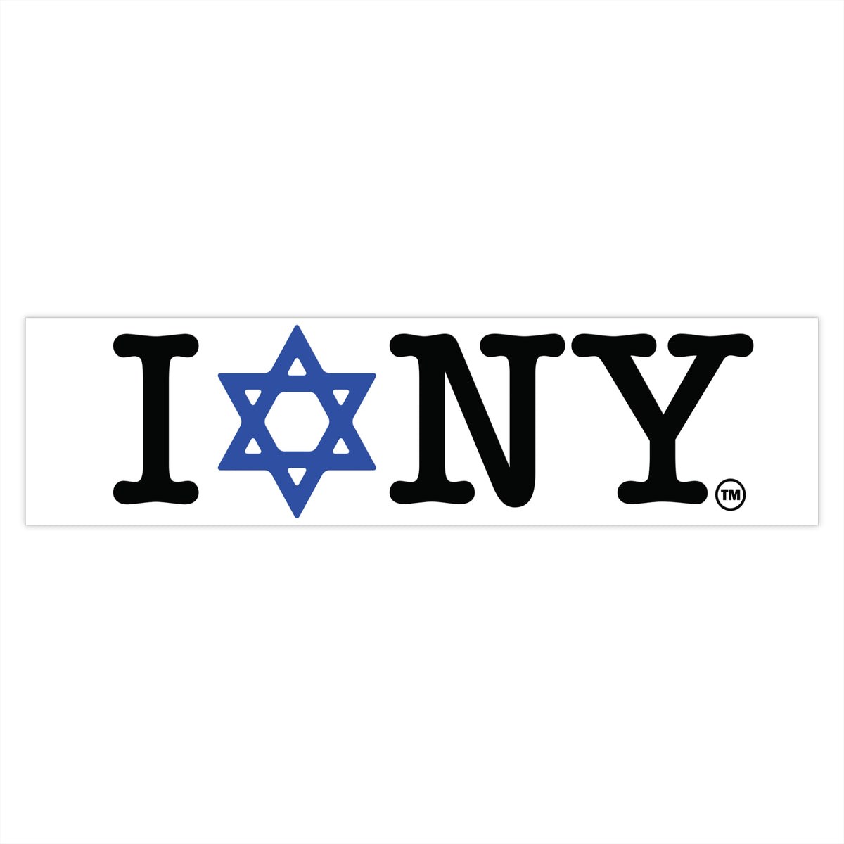 I Love New York Jewish Star Bumper Stickers