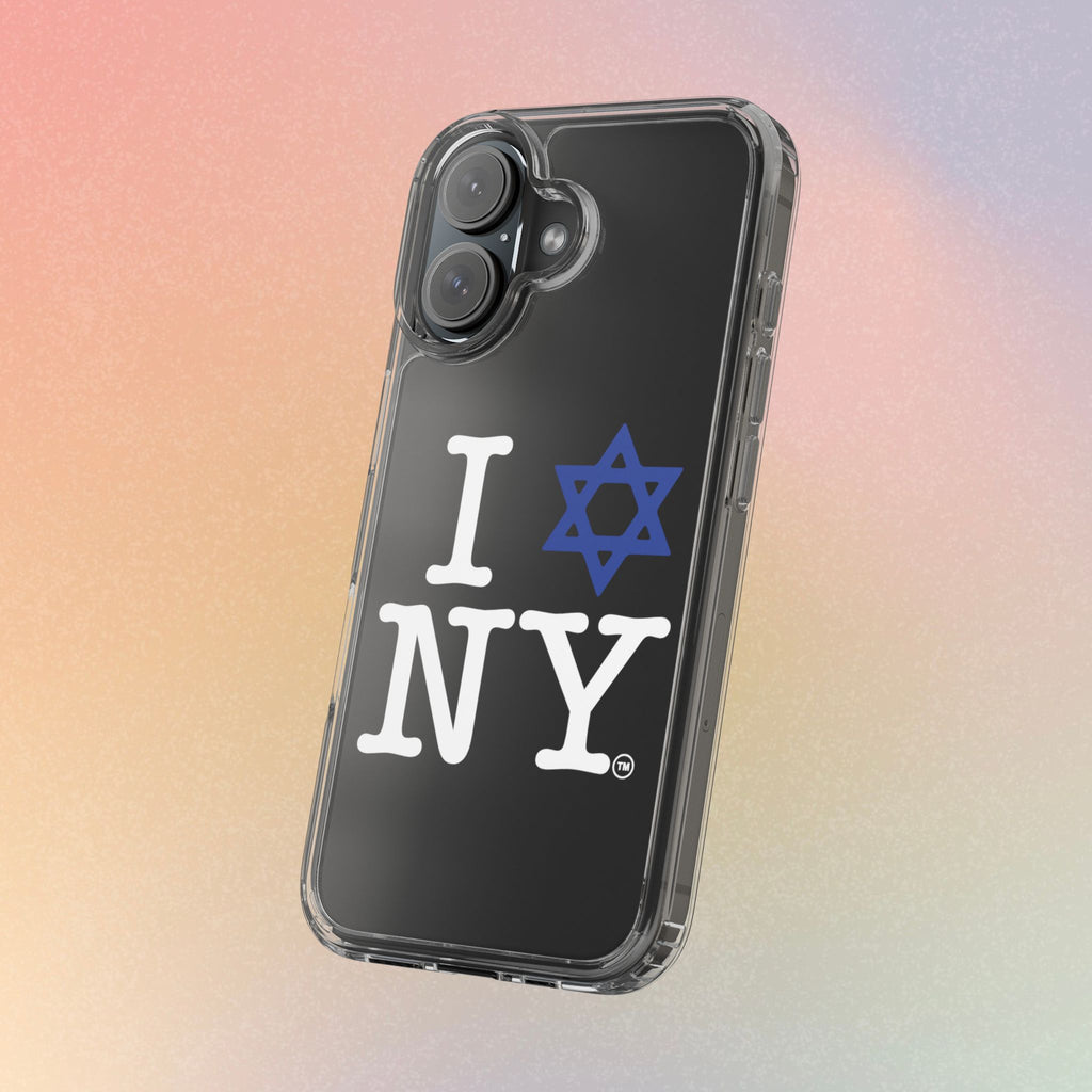 I Love NY Jewish Star Phone Case | Clear Case, Jewish New York Design