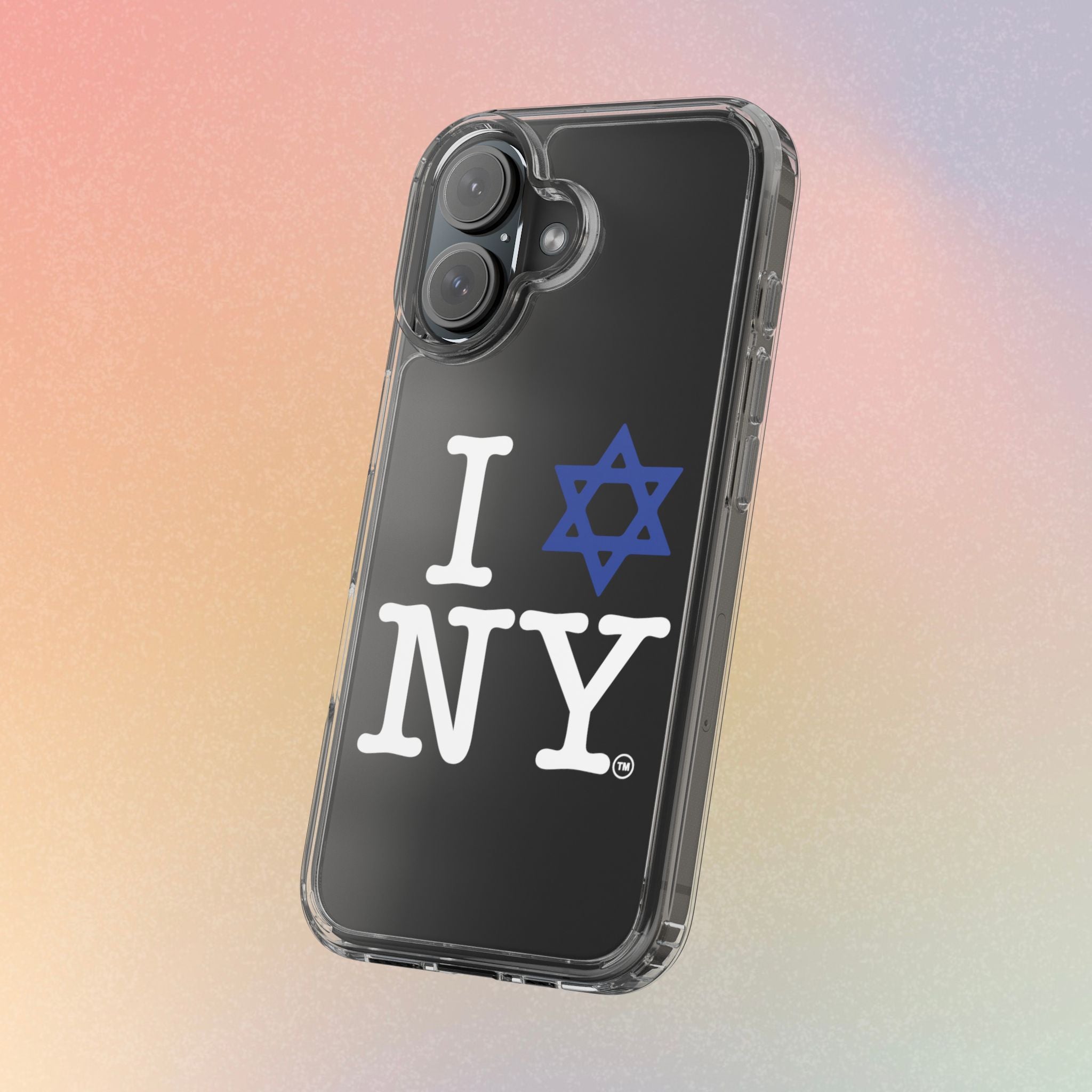 I Love NY Jewish Star Phone Case | Clear Case, Jewish New York Design