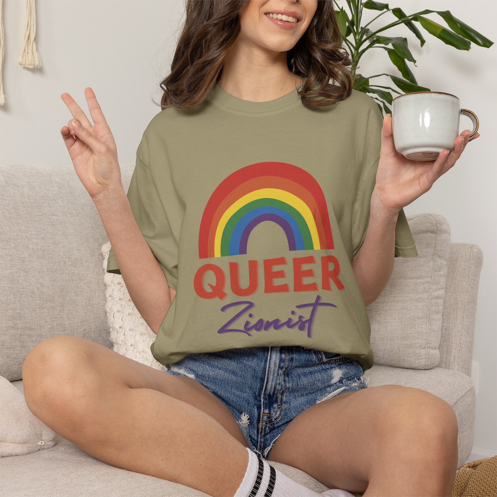 Queer Zion T-Shirt - Rainbow Transgender Pride Tee
