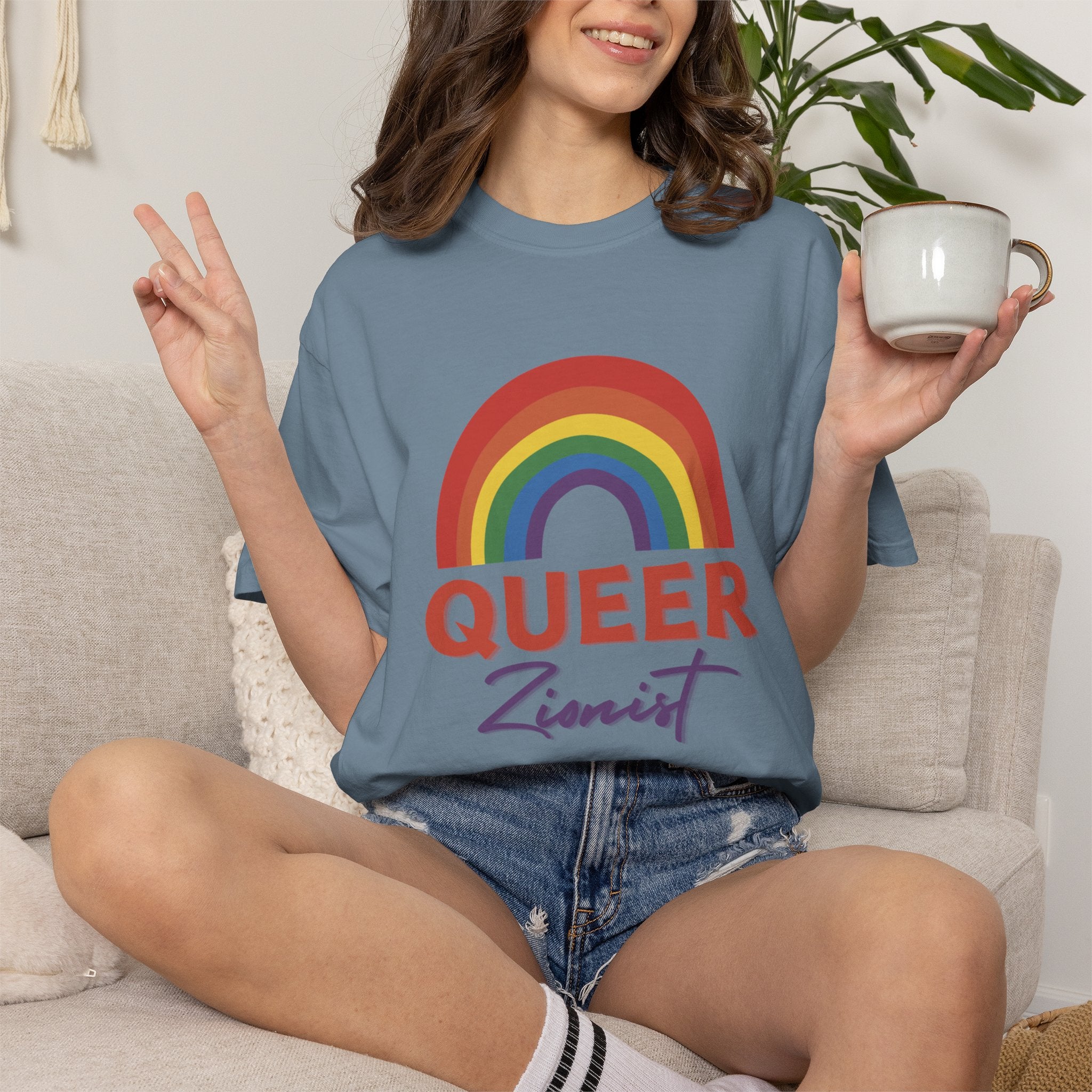 Queer Zion T-Shirt - Rainbow Transgender Pride Tee