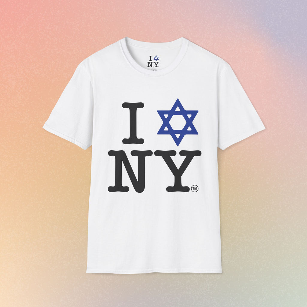 I Love NY Jewish Star Unisex Softstyle T-Shirt
