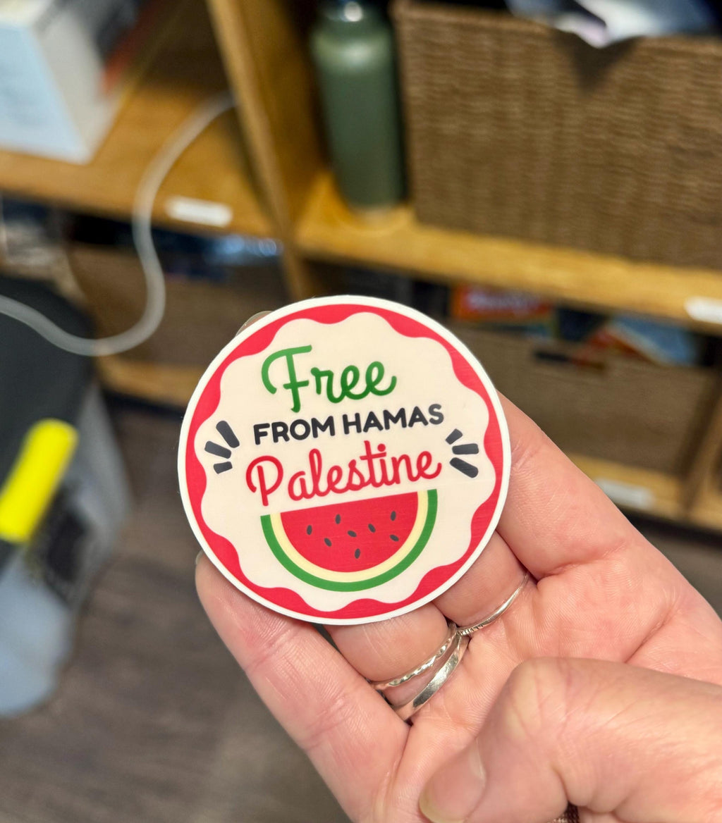 Free Palestine HMS Watermelon Sticker