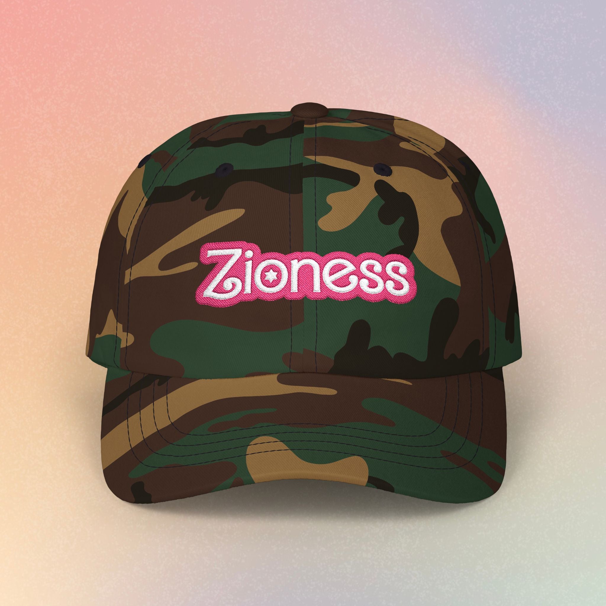 Zioness Embroidered (Dark Colors) Adjustable Baseball Cap