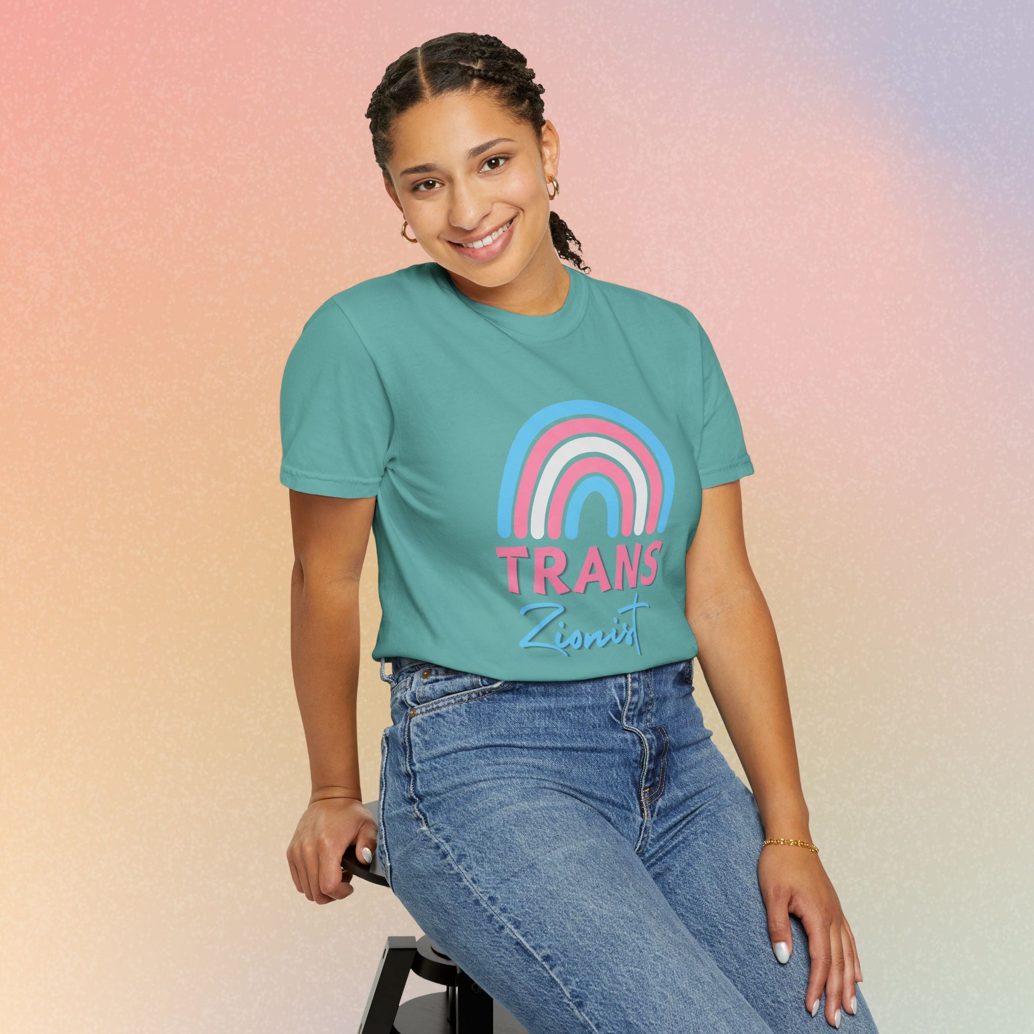 Trans Zion T-Shirt - Rainbow Transgender Pride Tee
