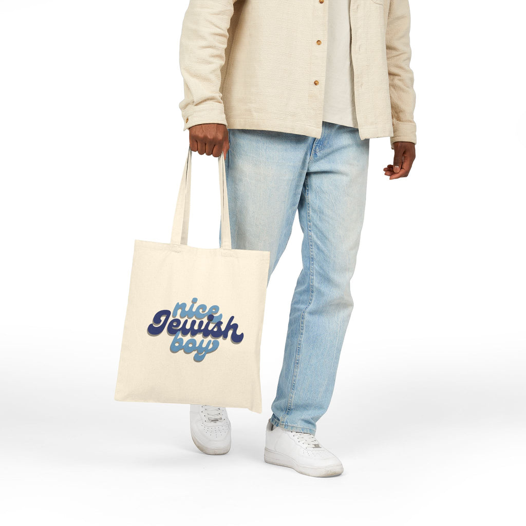 Nice Jewish Boy - Cotton Canvas Tote Bag