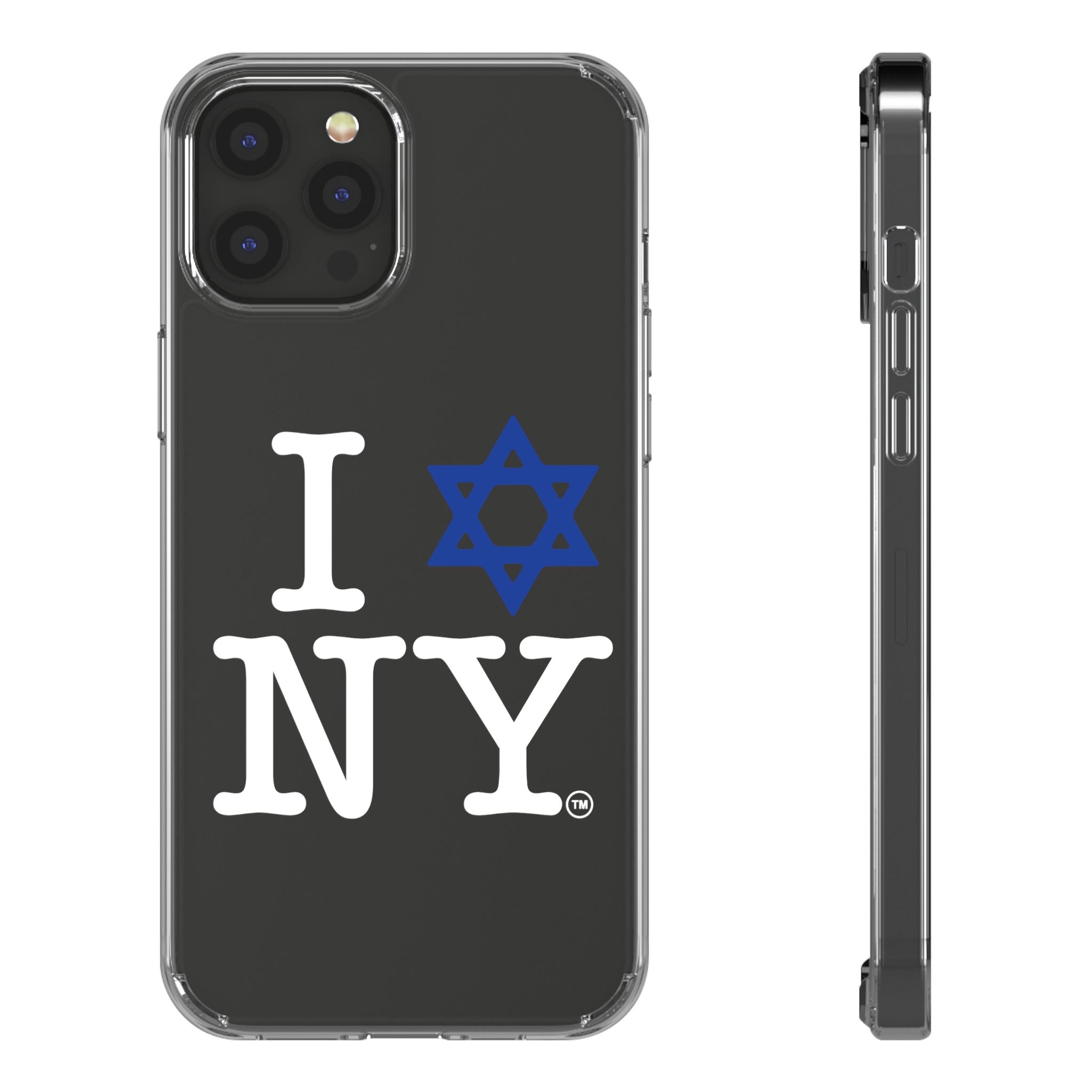I Love NY Jewish Star Phone Case | Clear Case, Jewish New York Design