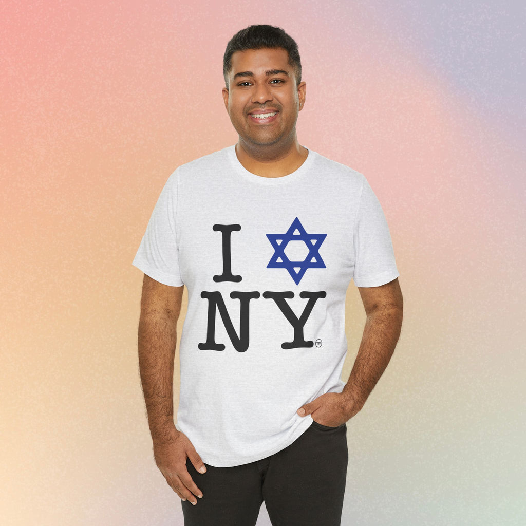I Love NY Jewish Star T-Shirt | Jewish New York Pride Tee