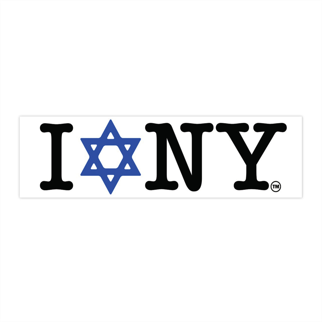 I Love New York Jewish Star Bumper Stickers