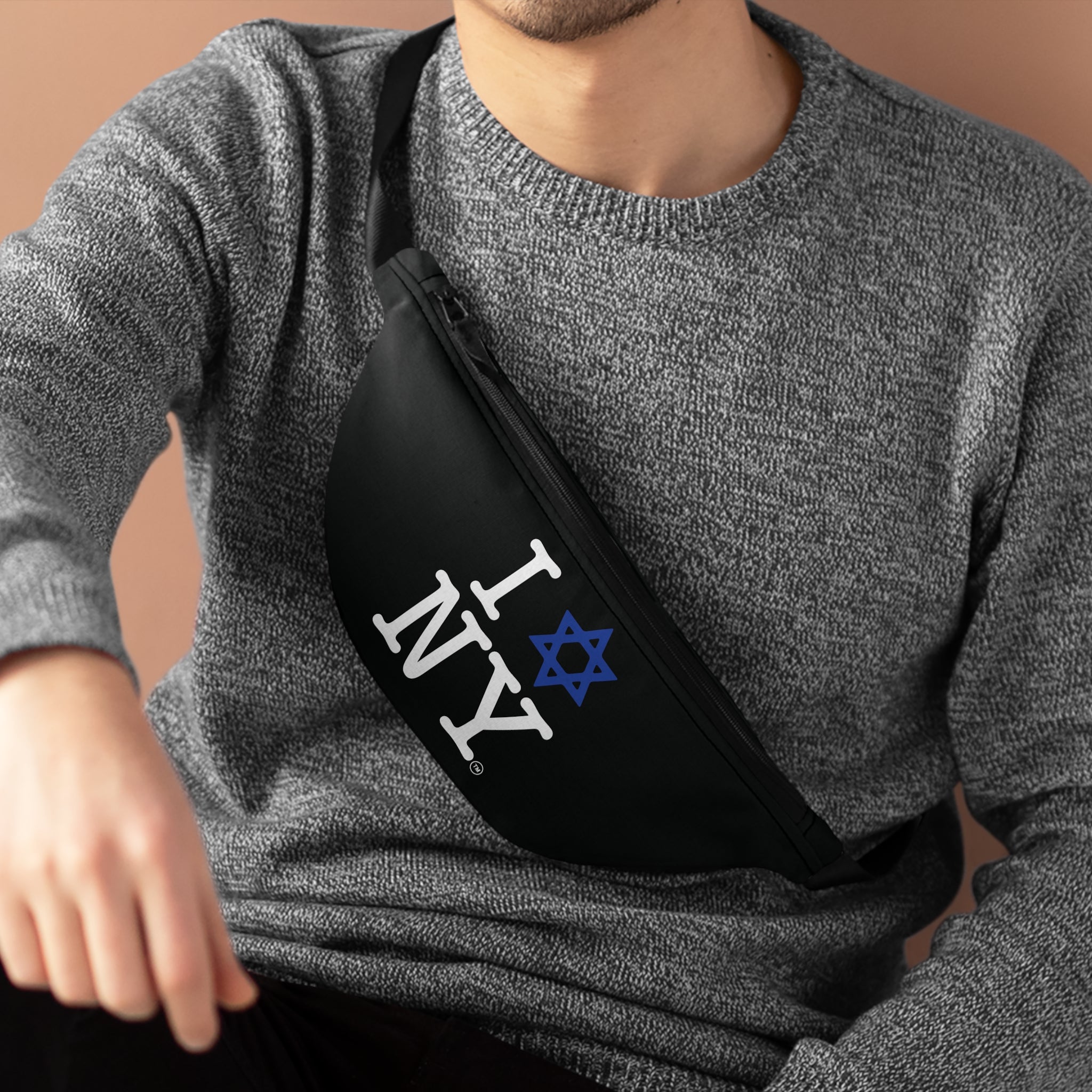 I Love NY Jewish Star Fanny Pack - New York Jewish Pride