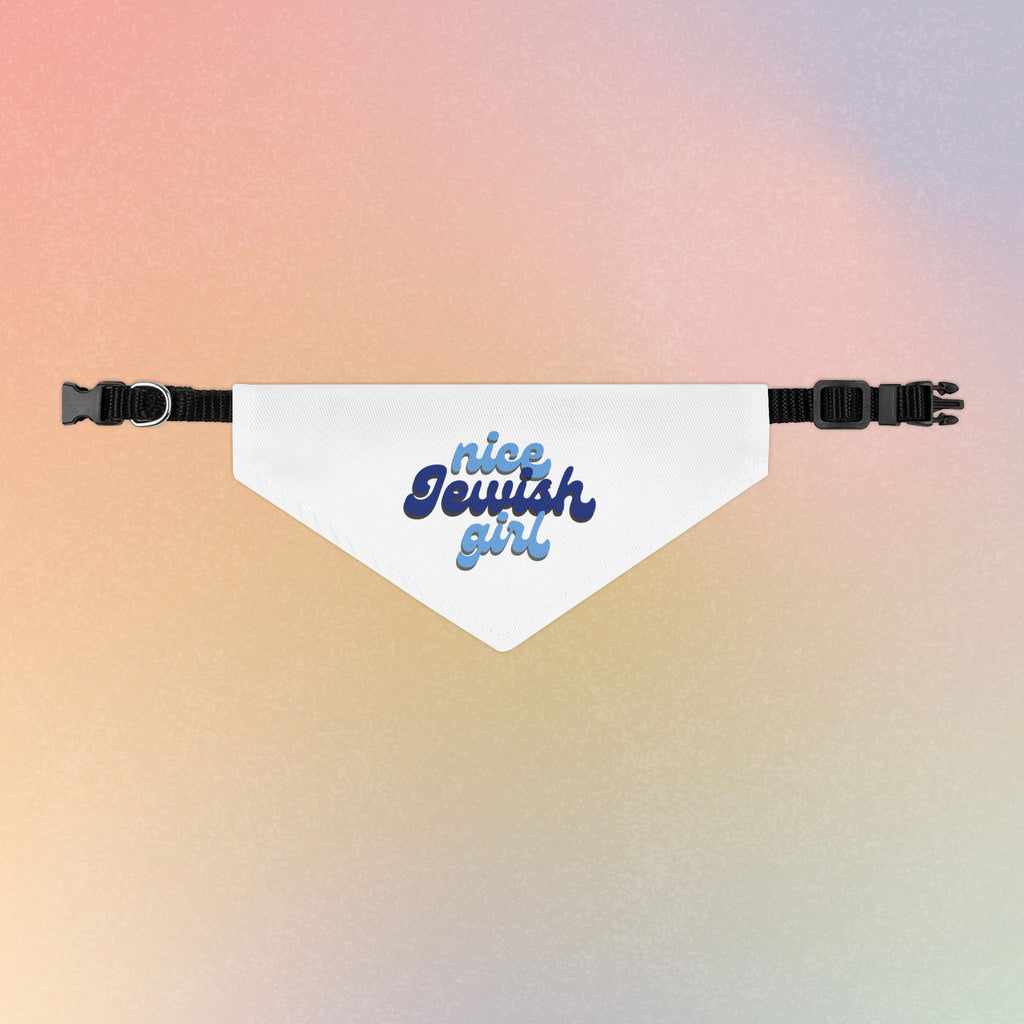 Nice Jewish Girl Pet Bandana Collar - Nice Jewish Dog/Cat