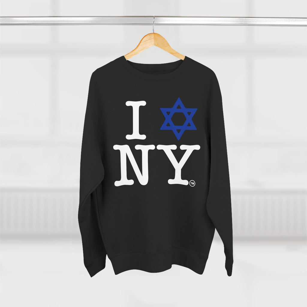 I Love Jewish Star NY Sweatshirt | Jewish New York Pride Crewneck