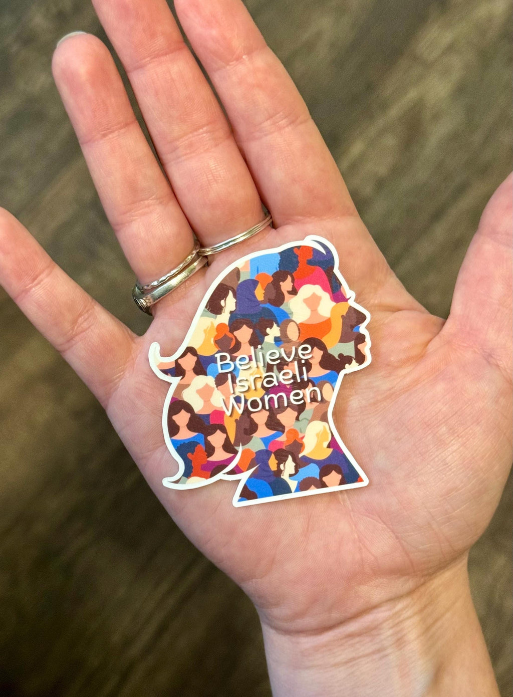 Believe Israeli Women Sticker