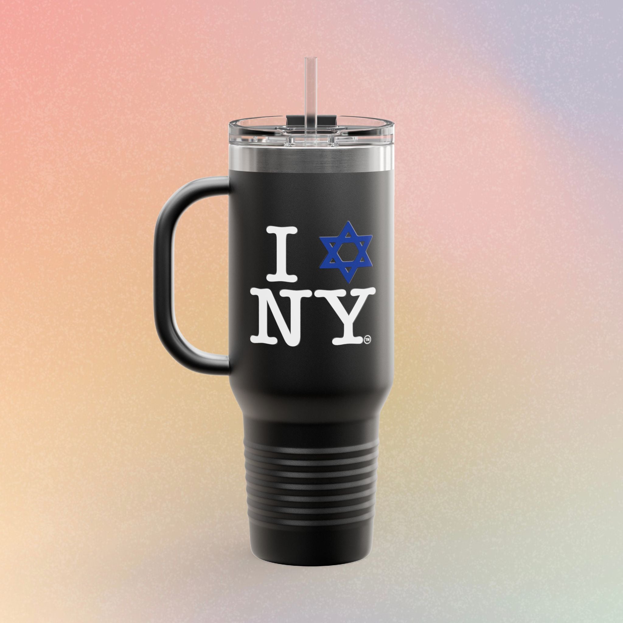 I Love NY Jewish Star - Stainless Steel 40oz Insulated Tumbler