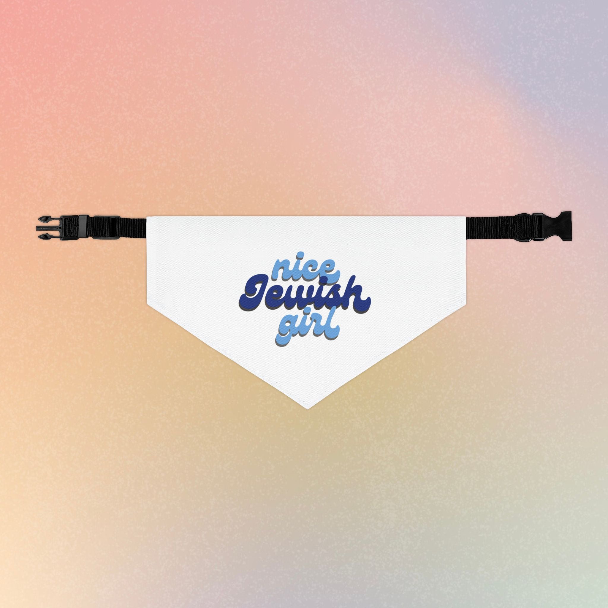 Nice Jewish Girl Pet Bandana Collar - Nice Jewish Dog/Cat