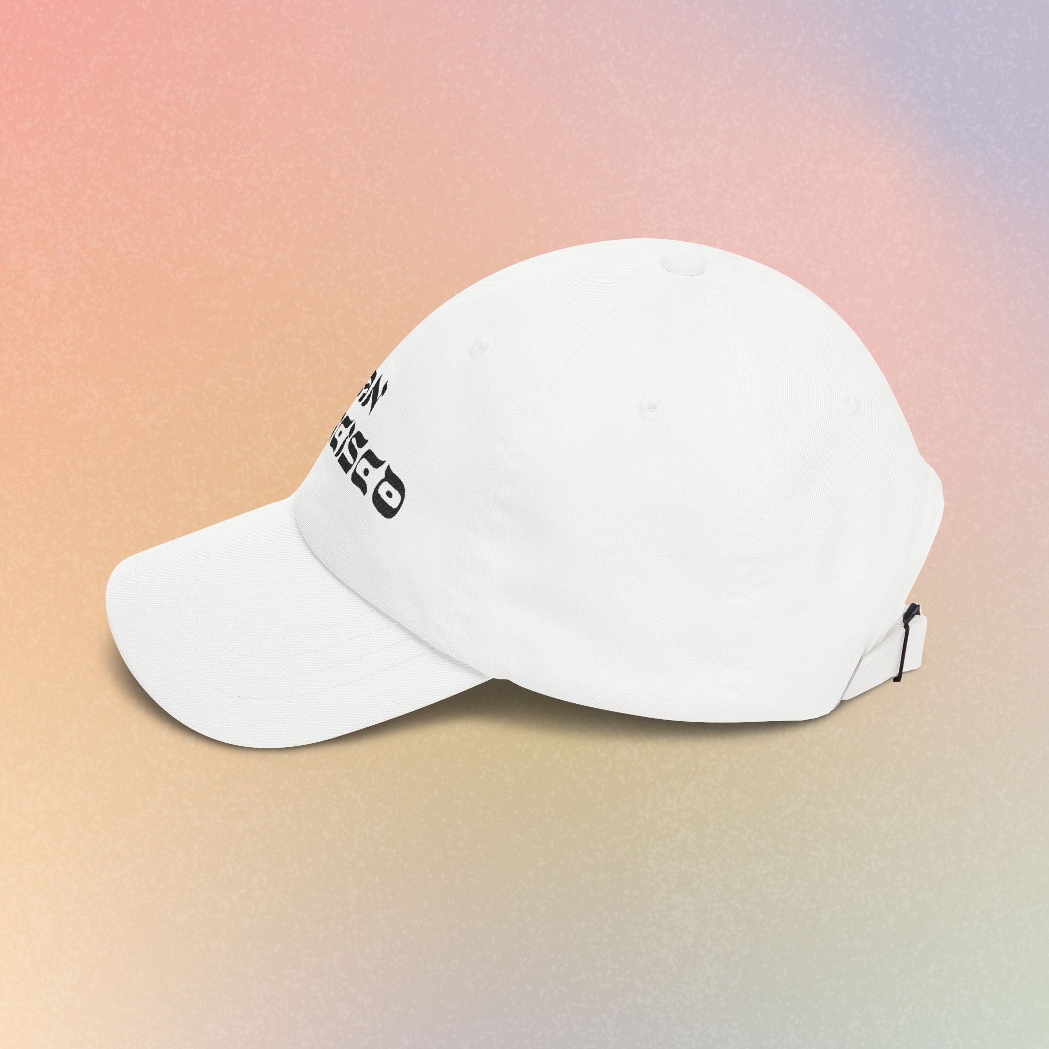 San Francisco Hebrew Style Font Baseball Hat | SF Jewish Pride (Light Colors)