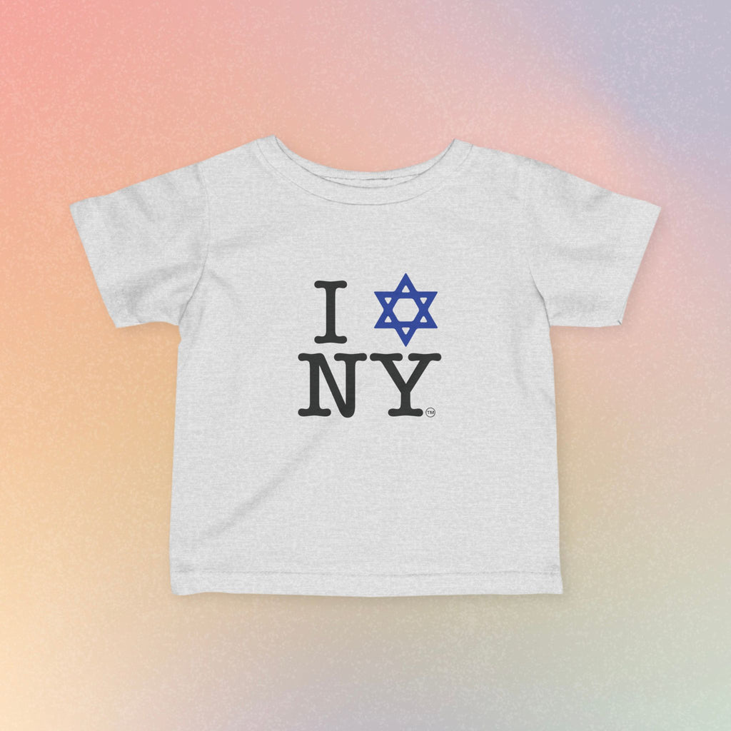 I Love NY Jewish Star Infant Tee | Jewish New York baby shirt