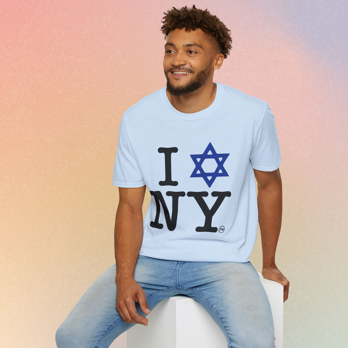 I Love NY Jewish Star Unisex Softstyle T-Shirt