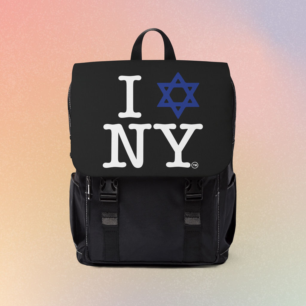 I Love NY Jewish Star Backback