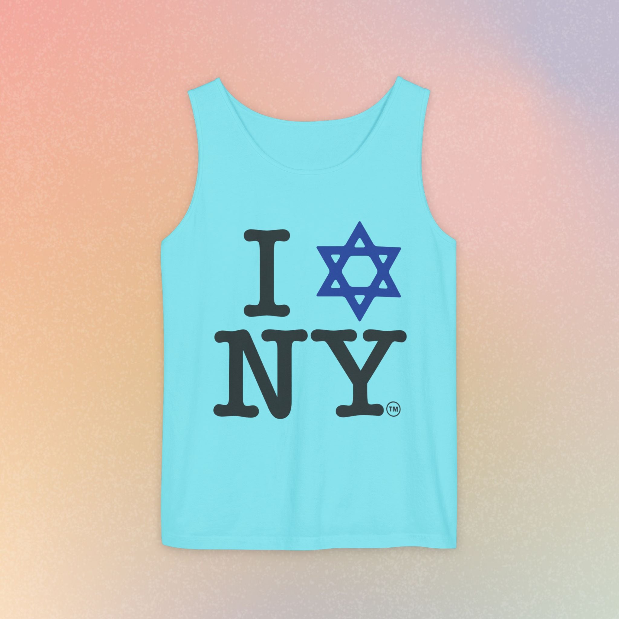 I Love NY Jewish Star Tank Top — Jewish NYC Pride Israel Love Sleeveless Tee