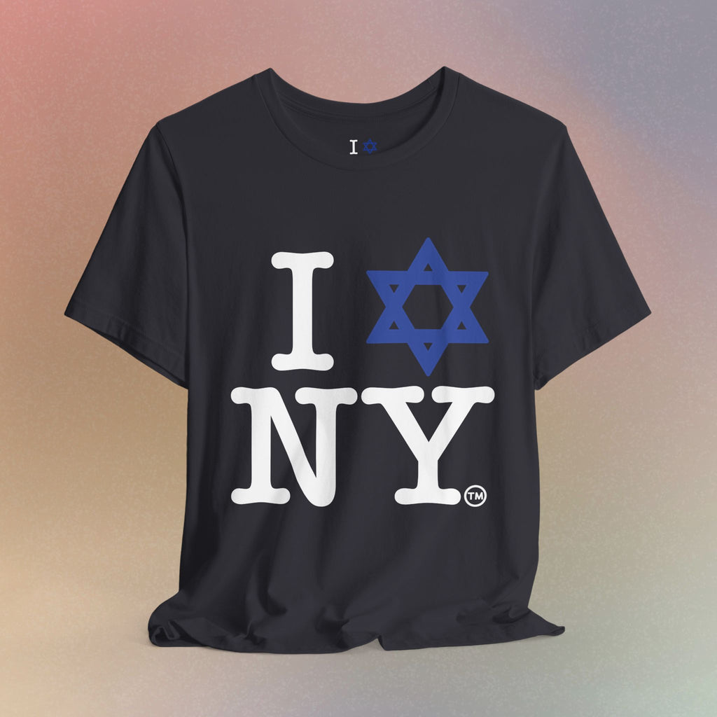 I Love New York Jewish Star of David T-Shirt - Jewish New York Pride