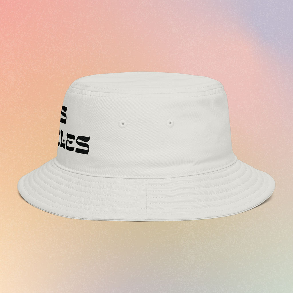 Los Angeles Hebrew Style Font Bucket Hat | LA Jewish Pride