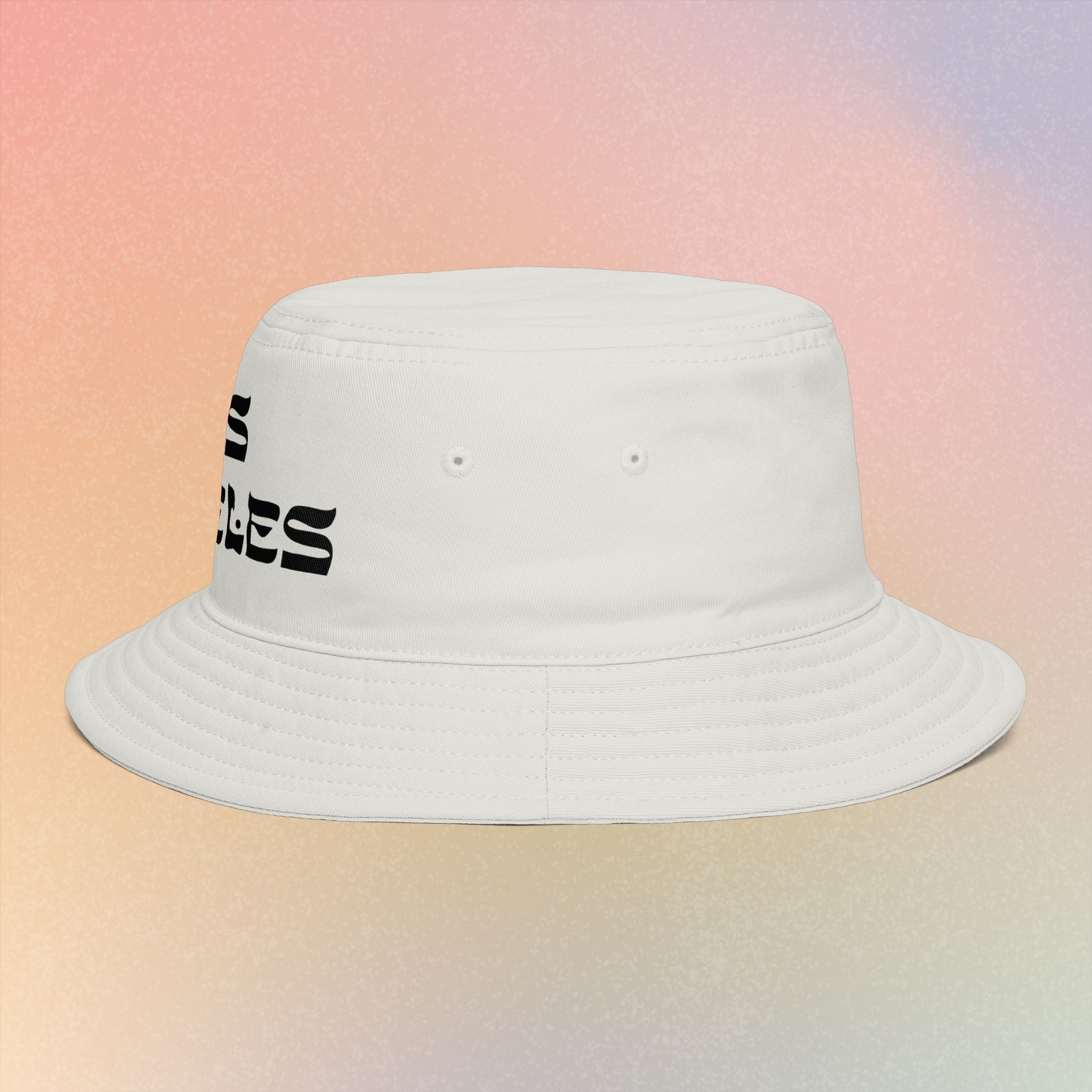 Los Angeles Hebrew Style Font Bucket Hat | LA Jewish Pride