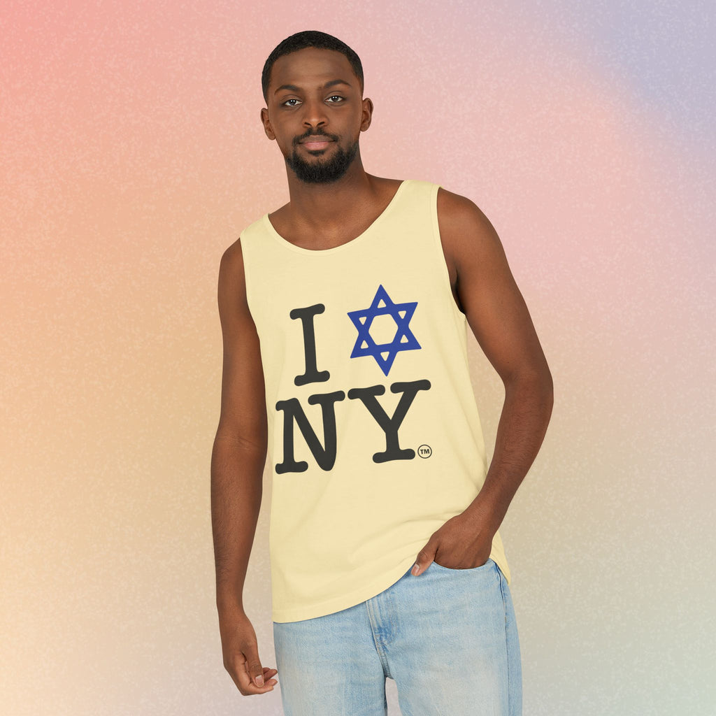 I Love NY Jewish Star Tank Top — Jewish NYC Pride Israel Love Sleeveless Tee
