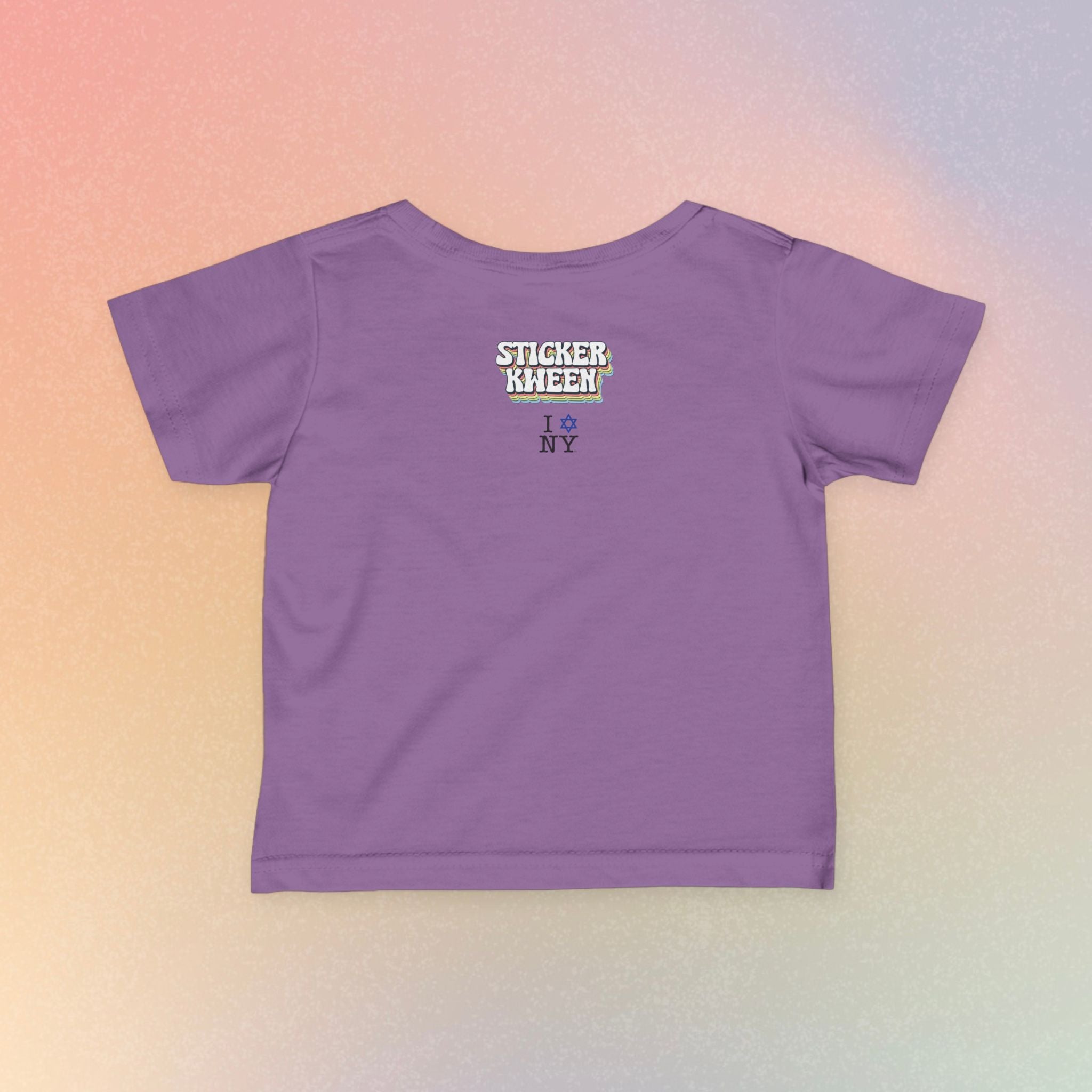 I Love NY Jewish Star Infant Tee | Jewish New York baby shirt