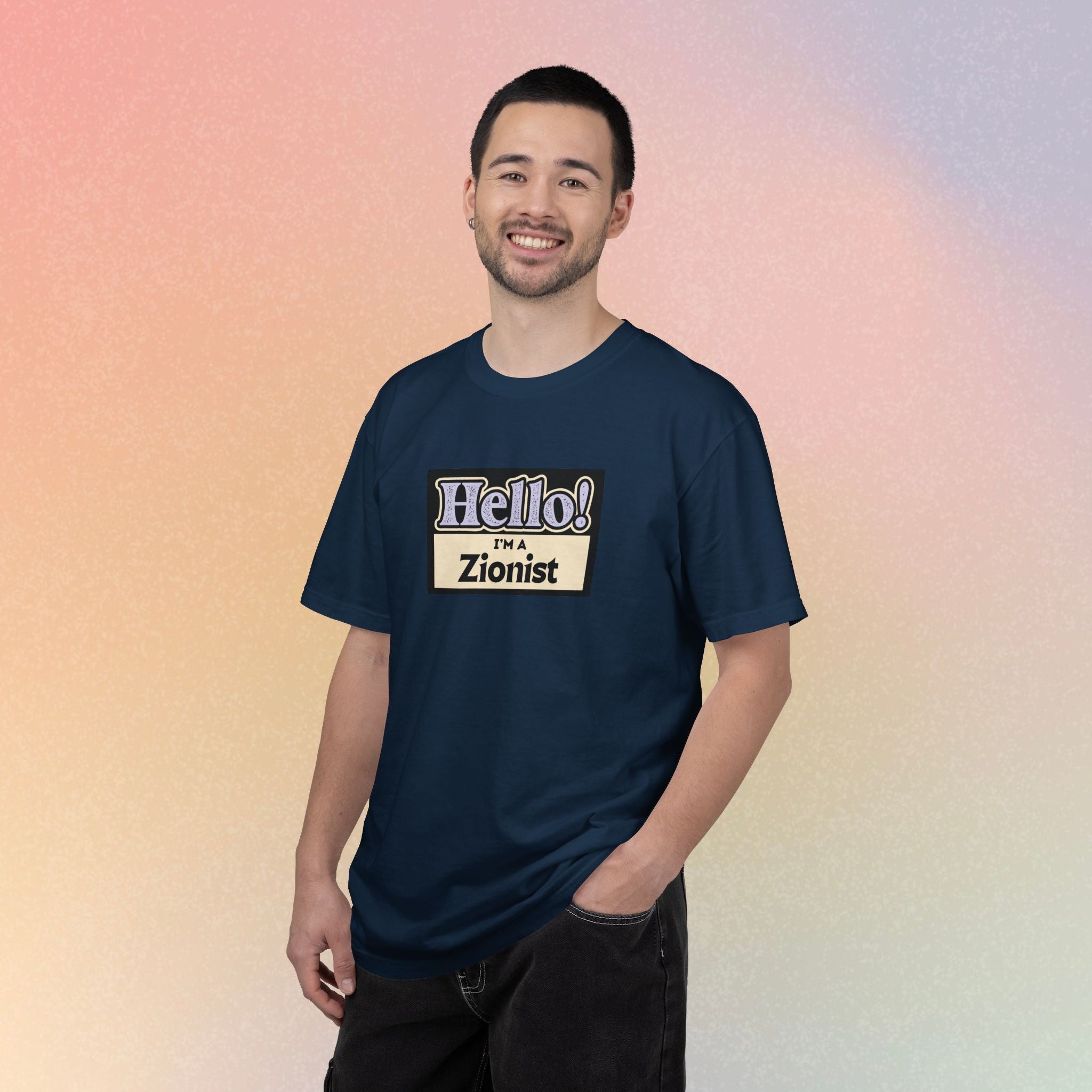 "Hello! I'm a Zionist" Graphic Tee - Jewish Pride T-Shirt