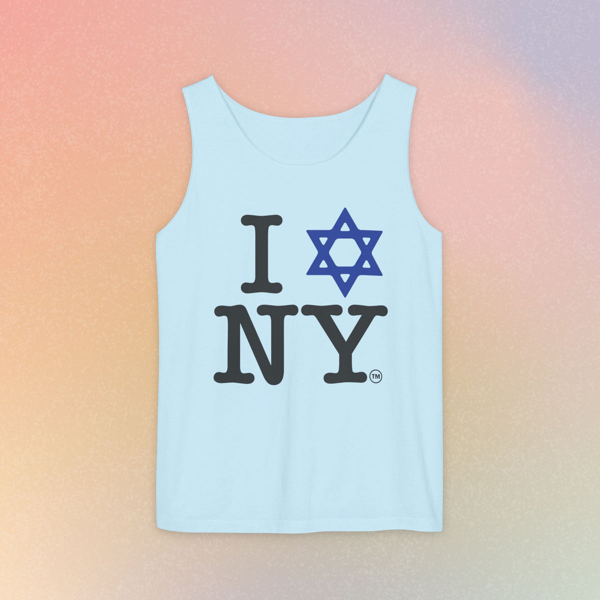 I Love NY Jewish Star Tank Top — Jewish NYC Pride Israel Love Sleeveless Tee