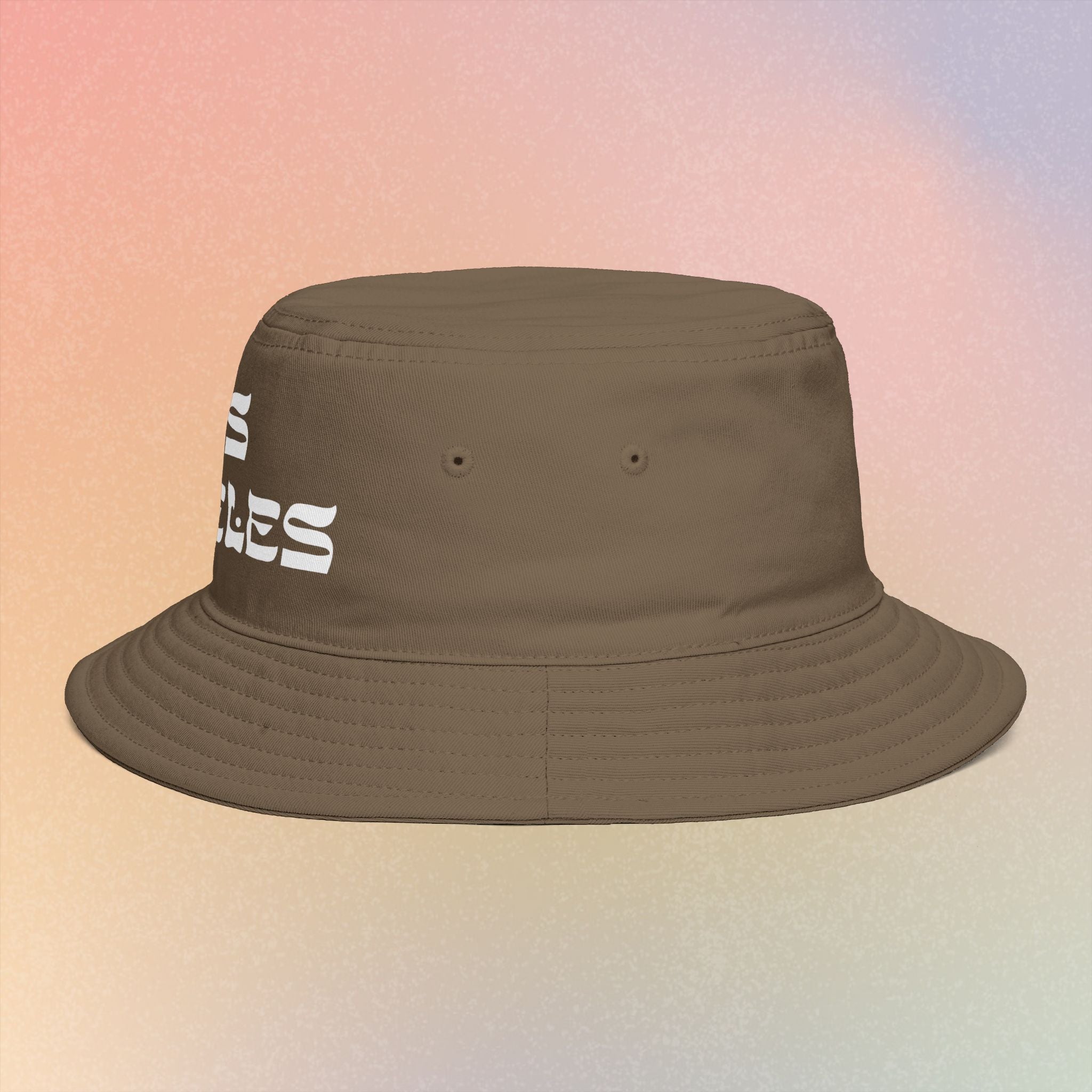 Los Angeles Hebrew Style Font Bucket Hat | LA Jewish Pride
