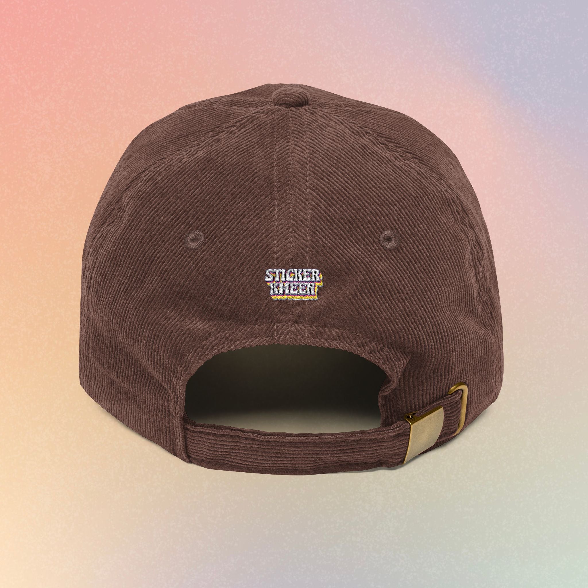 Copy of I Love NY Jewish Star corduroy cap | Embroidered vintage baseball cap