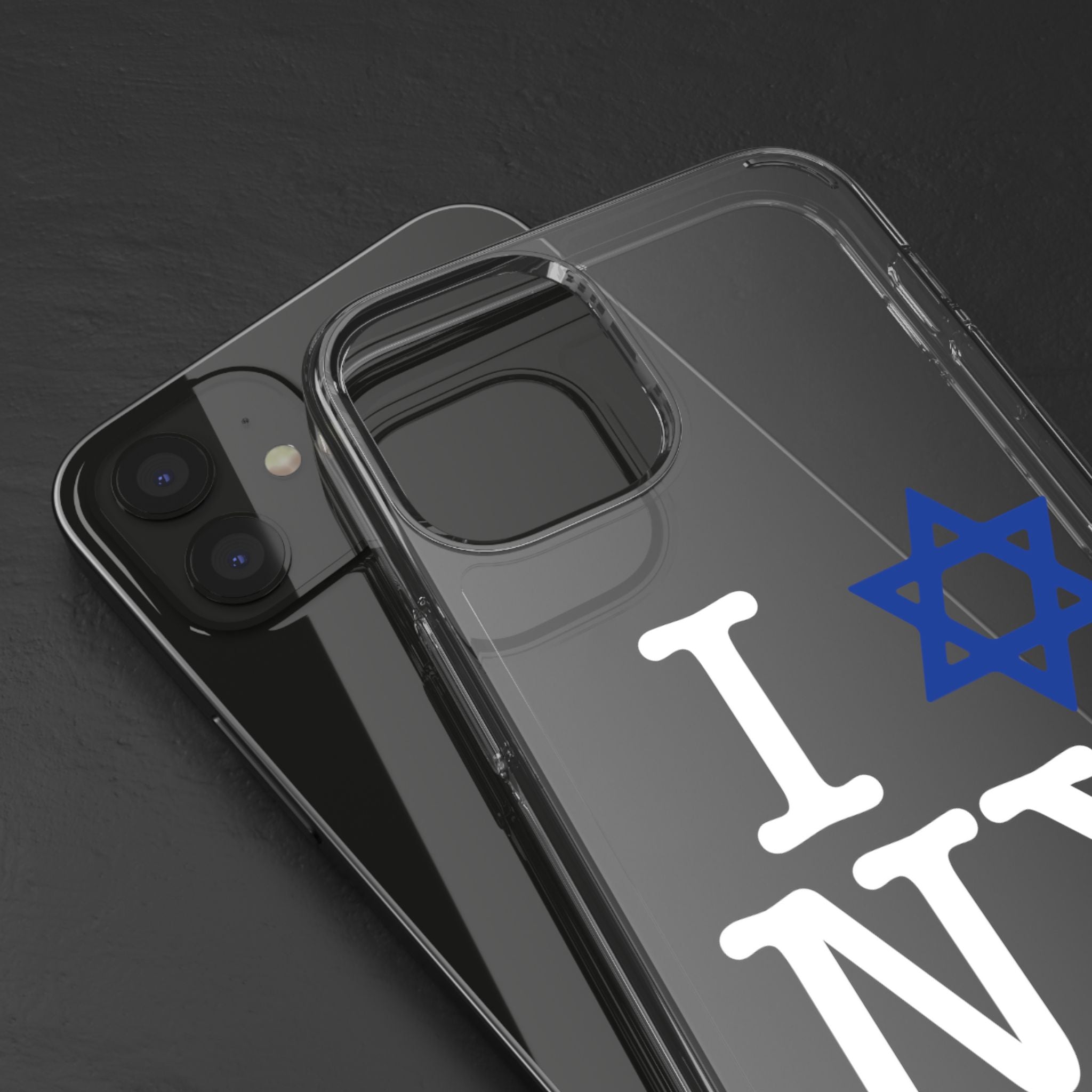I Love NY Jewish Star Phone Case | Clear Case, Jewish New York Design