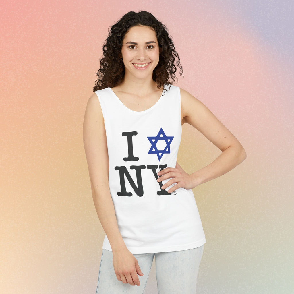 I Love NY Jewish Star Tank Top — Jewish NYC Pride Israel Love Sleeveless Tee
