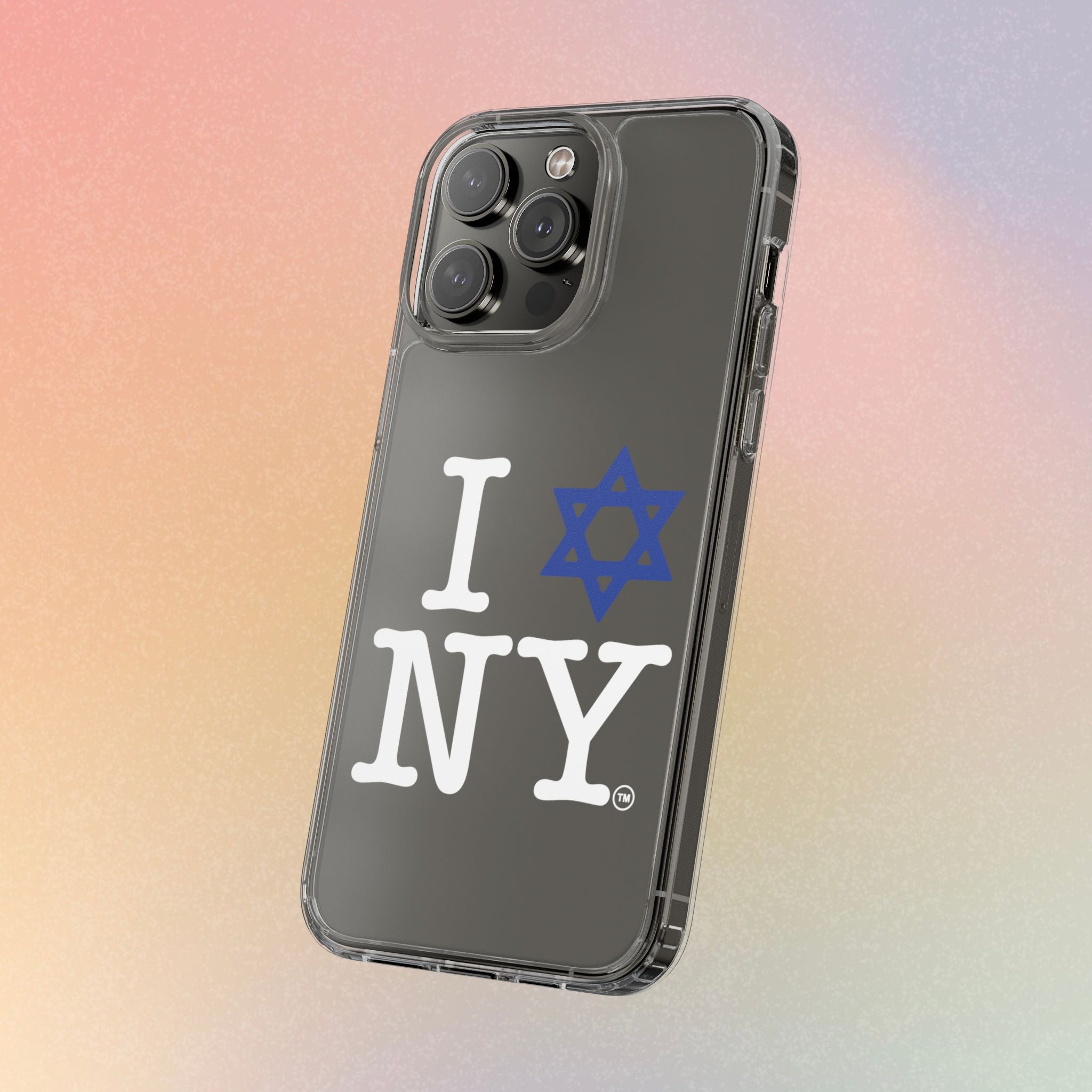 I Love NY Jewish Star Phone Case | Clear Case, Jewish New York Design