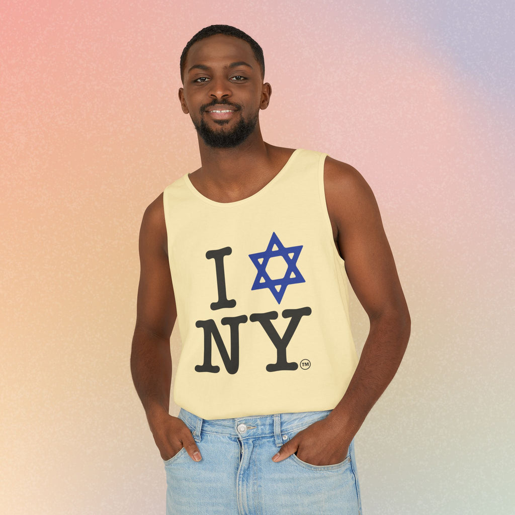I Love NY Jewish Star Tank Top — Jewish NYC Pride Israel Love Sleeveless Tee