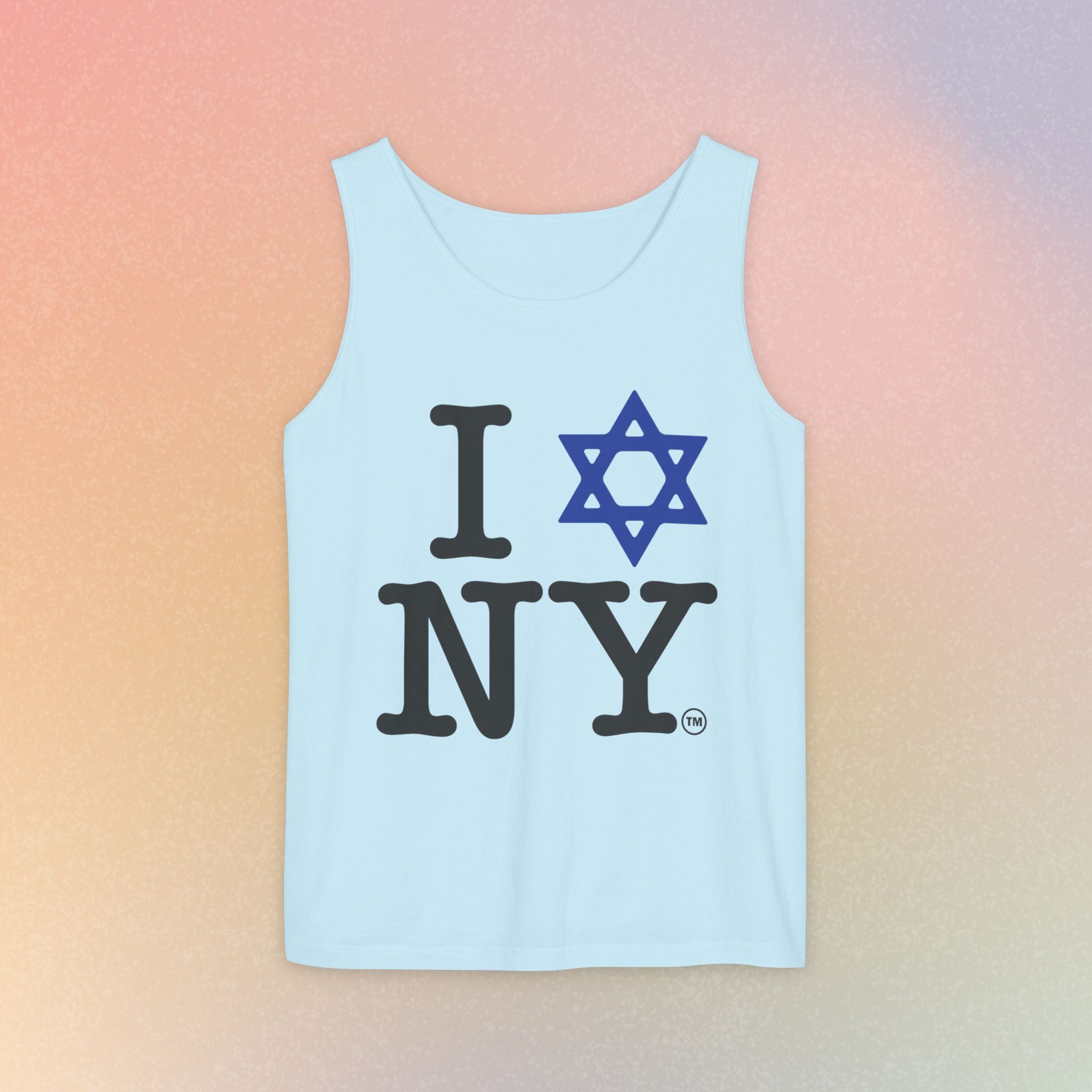 I Love NY Jewish Star Tank Top — Jewish NYC Pride Israel Love Sleeveless Tee