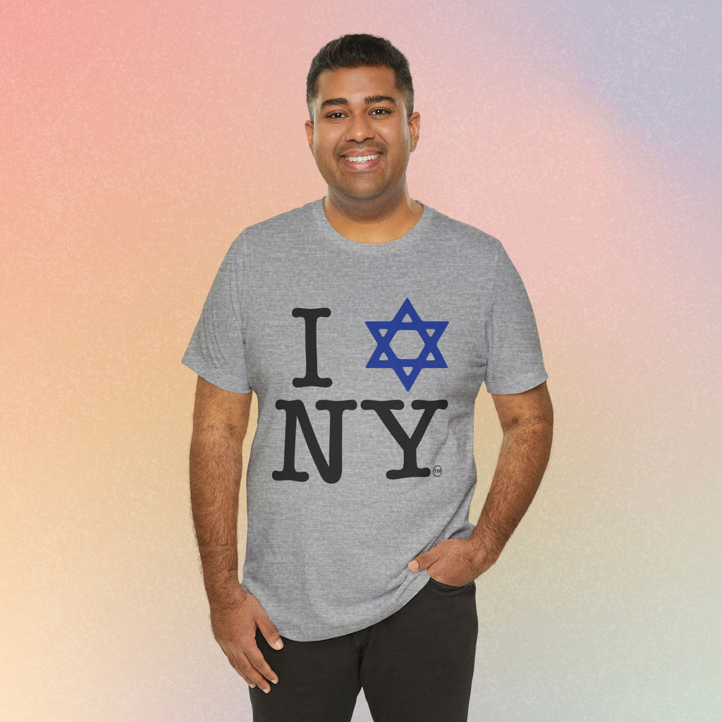 I Love NY Jewish Star T-Shirt | Jewish New York Pride Tee