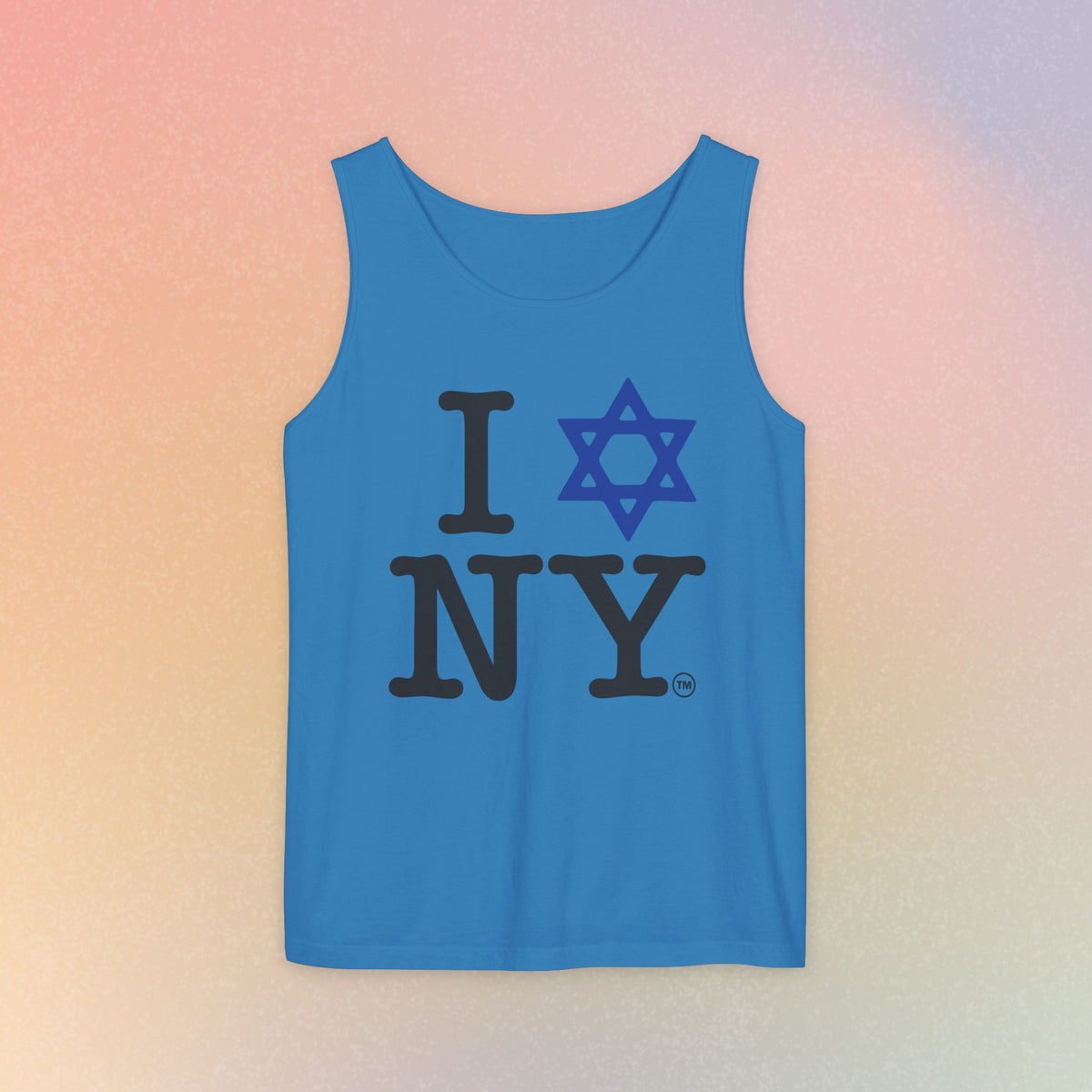 I Love NY Jewish Star Tank Top — Jewish NYC Pride Israel Love Sleeveless Tee